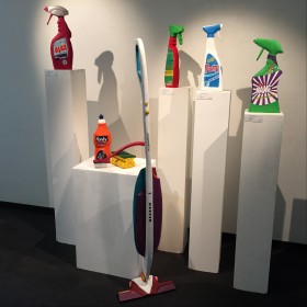 Anderé Becchio 2014 all works: cleaning supplies